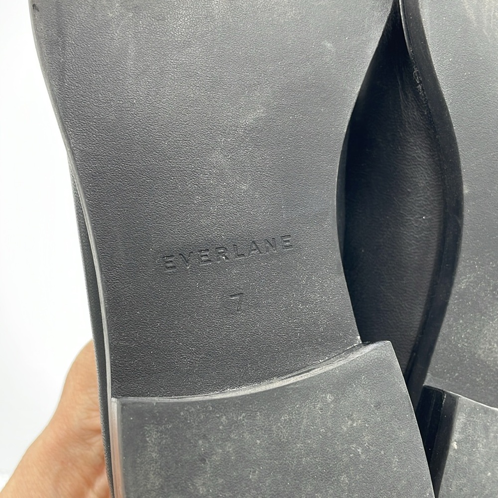 NEW Everlane Black Leather The Modern Loafer in Size 7 - Picture 13 of 14
